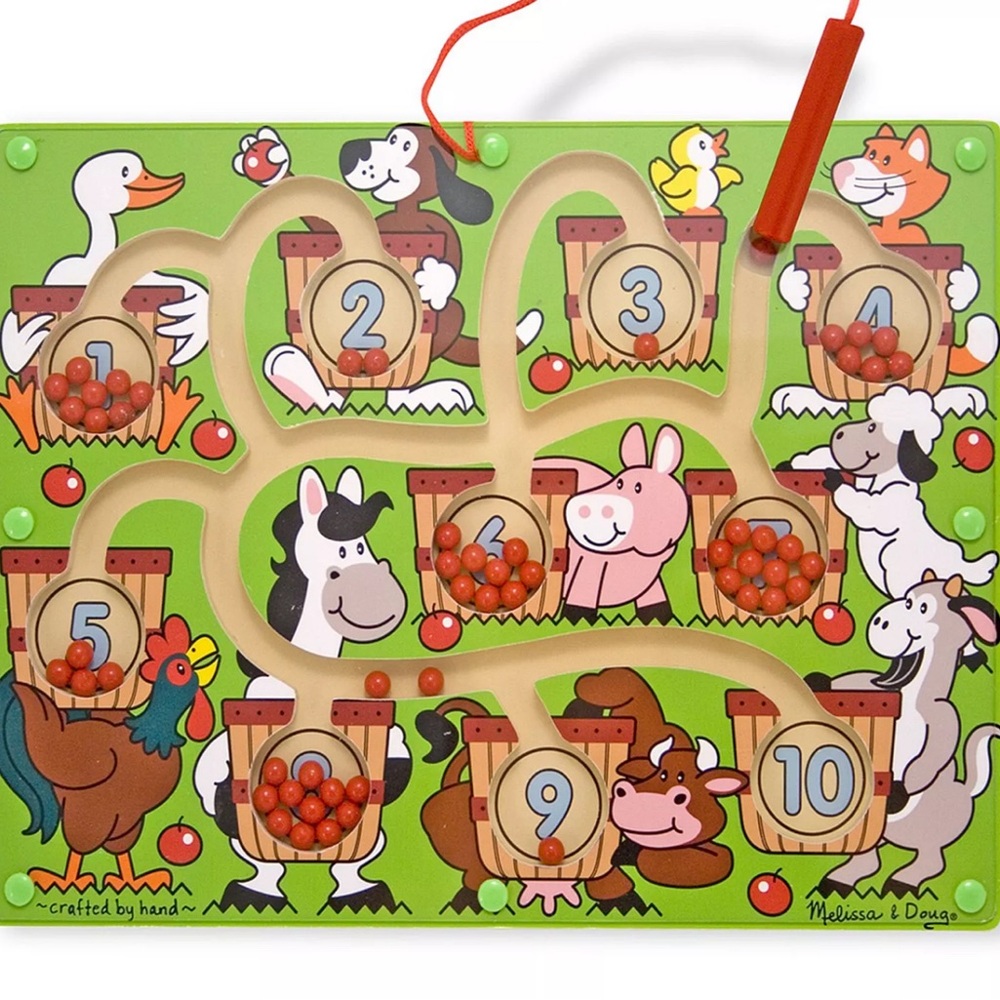 Melissa and Doug number maze puzzle